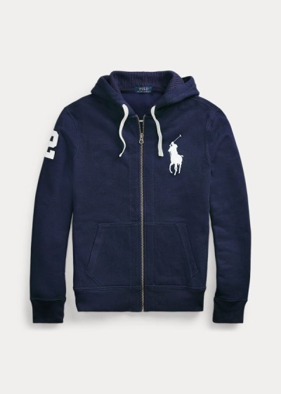 Polo Ralph Lauren Big Pony Fleece Hættetrøje Herre Danmark (BHFQD2314)